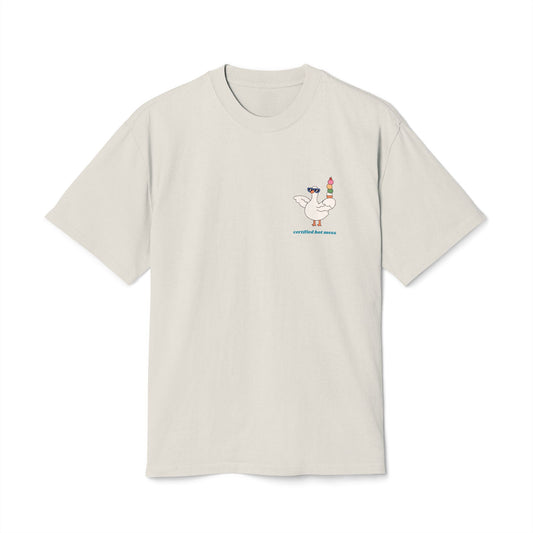 Certified Hot Mess Unisex Heavy Faded Casual Tee